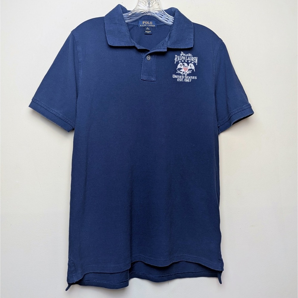 Polo by Ralph Lauren United‎ States Crest Flag USA Distressed Patch Youth XL